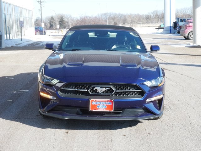 Used 2020 Ford Mustang EcoBoost Premium with VIN 1FATP8UH1L5134598 for sale in Plymouth, Minnesota