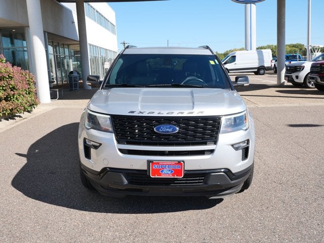 Used 2018 Ford Explorer Sport with VIN 1FM5K8GT8JGC48872 for sale in Plymouth, Minnesota
