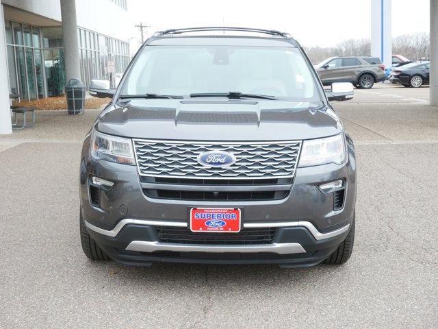 Used 2018 Ford Explorer Platinum with VIN 1FM5K8HT0JGC33328 for sale in Plymouth, Minnesota