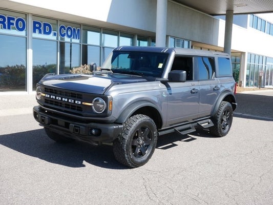 Certified 2022 Ford Bronco 4-Door Black Diamond with VIN 1FMDE5BHXNLB33353 for sale in Plymouth, Minnesota