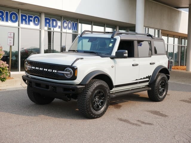 Used 2022 Ford Bronco 4-Door Wildtrak with VIN 1FMEE5DP6NLB68982 for sale in Plymouth, Minnesota