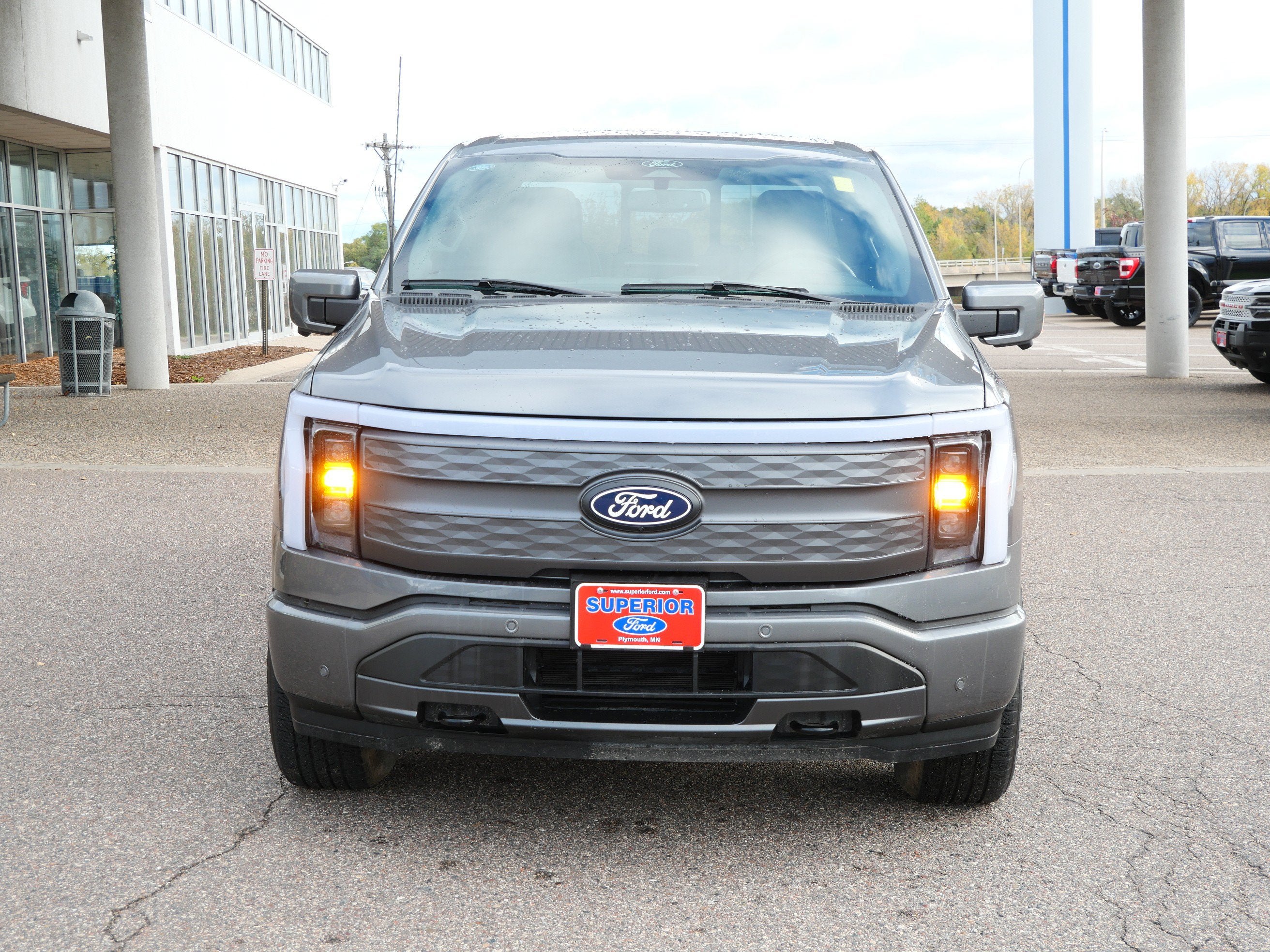 Used 2025 Ford F-150 Lightning Lariat with VIN 1FT6W5L78SWG21680 for sale in Plymouth, MN