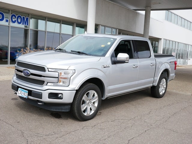 Used 2019 Ford F-150 Platinum with VIN 1FTEW1E43KFB28948 for sale in Plymouth, Minnesota