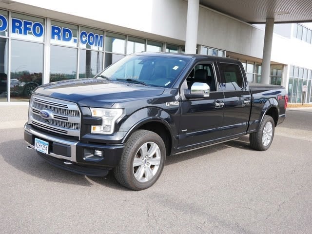 Used 2015 Ford F-150 Platinum with VIN 1FTFW1EG6FFB70258 for sale in Plymouth, Minnesota