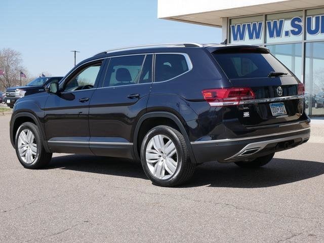 Used 2019 Volkswagen Atlas SEL Premium with VIN 1V2NR2CA1KC529145 for sale in Plymouth, Minnesota