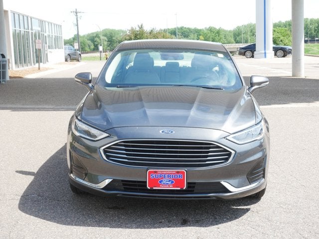 Used 2019 Ford Fusion SEL with VIN 3FA6P0CD7KR173401 for sale in Plymouth, Minnesota
