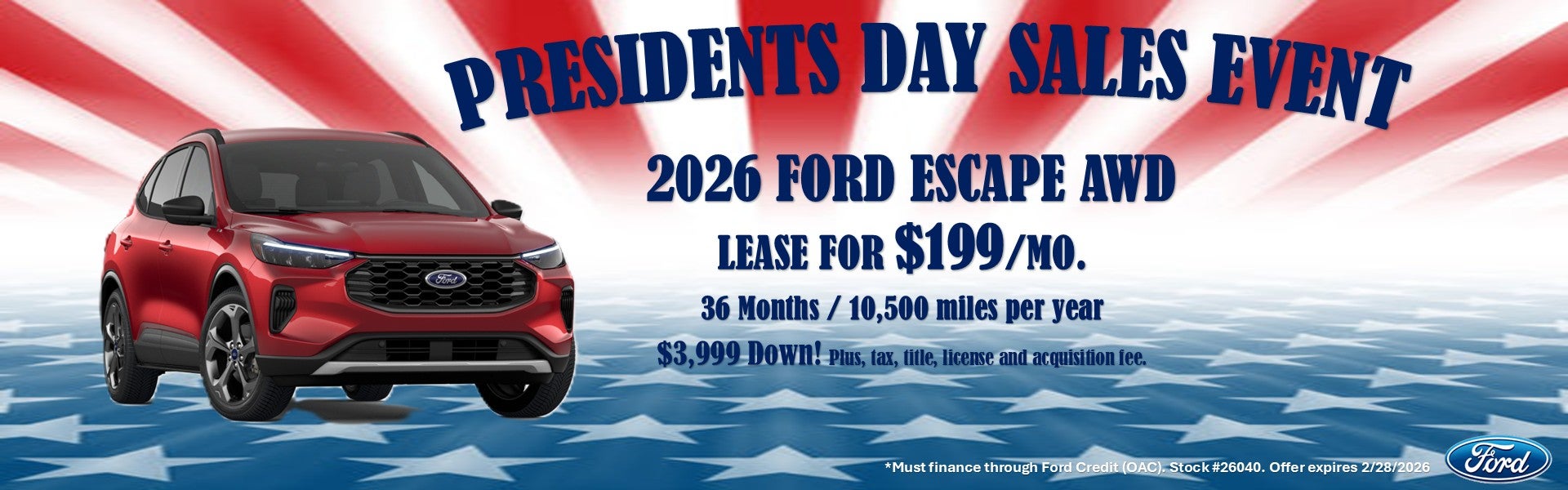 2026 Ford Escape