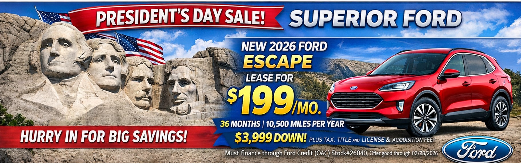 2026 Ford Escape